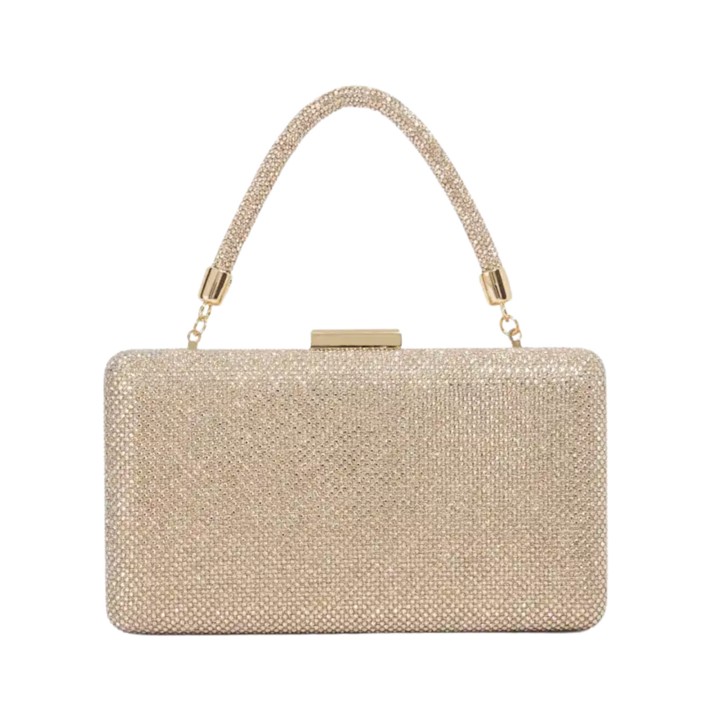 Gold Diamante-Clutch Bag