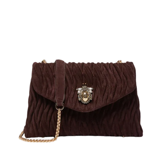 Quilted Leather Cross Body Bag